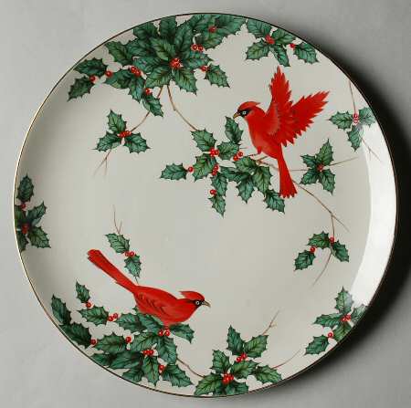 Cardinal Luncheon Plate