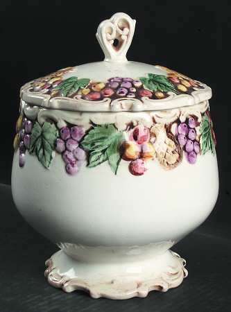Della Robia Cookie Jar & Lid