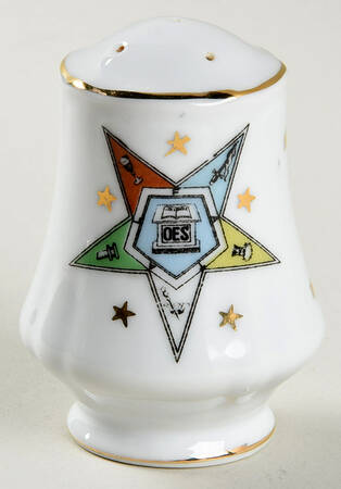 Eastern Star Pepper Shaker