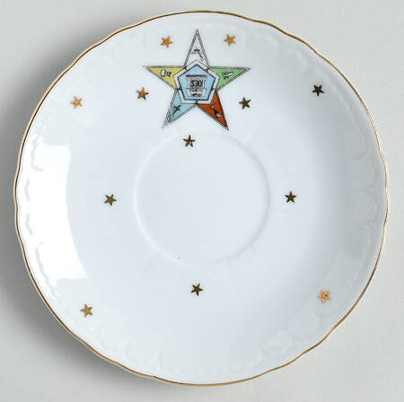 Eastern Star Saucer for Footed Cup