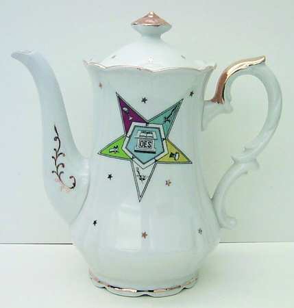 Eastern Star Coffee Pot & Lid