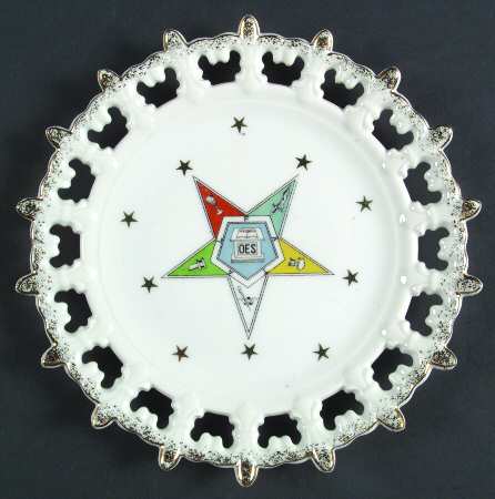 Eastern Star Pierced Edge Salad Plate