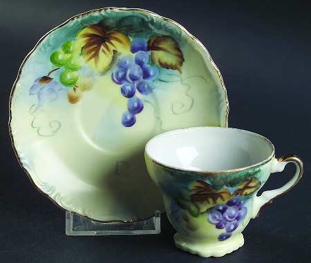 Festival Footed Demitasse Cup & Saucer Set