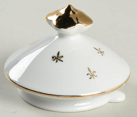 Fleur De Lis (Scalloped) Lid for Coffee Pot