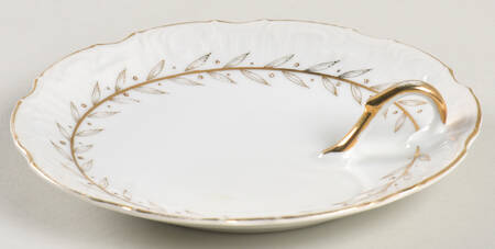 Golden Laurel Lemon Dish by Lefton