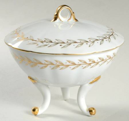 Golden Laurel Candy Box & Lid