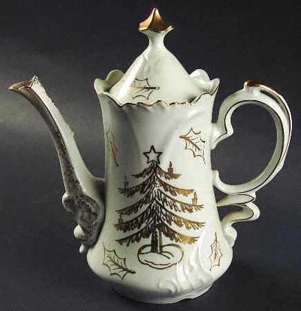 Golden Tree Coffee Pot & Lid