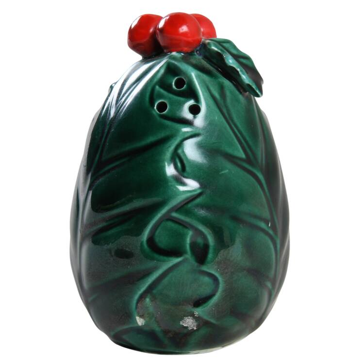 Green Holly Pepper Shaker