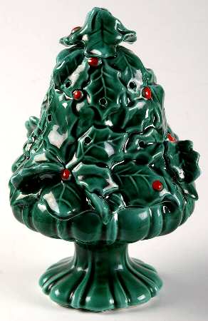 Green Holly Hors D'Oeuvre Holder