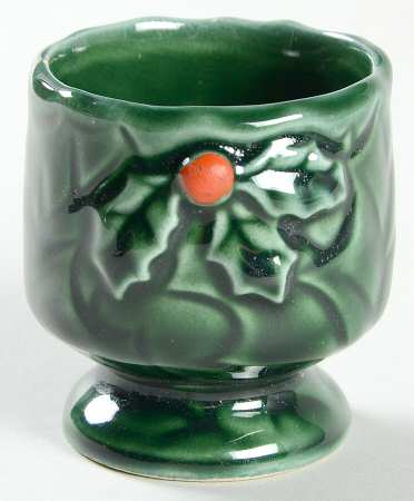 Green Holly Votive Candleholder