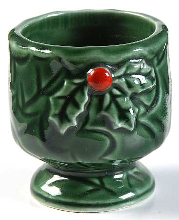 Green Holly Single Egg Cup
