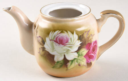 Heritage Brown (Floral) Lid for Individual Teapot