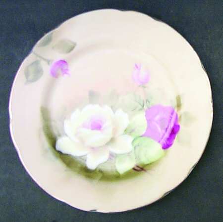 Heritage Brown (Floral) Salad Plate