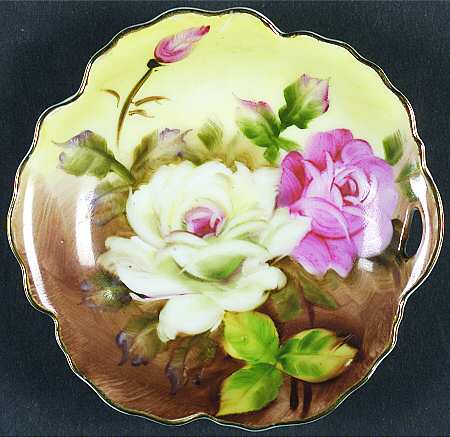 Heritage Brown (Floral) Nut Dish