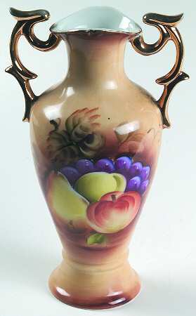 Heritage Brown (Fruit) 8" Vase