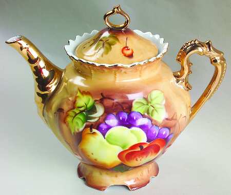 Heritage Brown (Fruit) Teapot & Lid