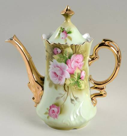 Heritage Green Coffee Pot & Lid
