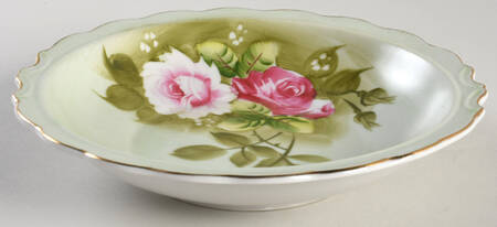 Heritage Green Rim Soup Bowl