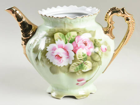 Heritage Green Teapot No Lid