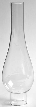 Heritage Green Glass Chimney for Oil Lamp