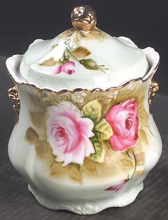 Heritage Green Candy Jar & Lid