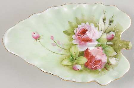 Heritage Green 7" Leaf Dish