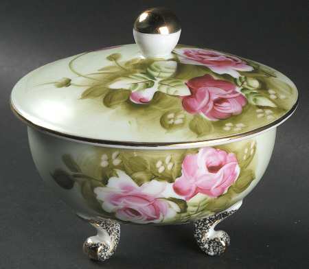Heritage Green Candy Box & Lid