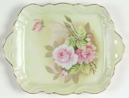 Heritage Green 9" Square Tray