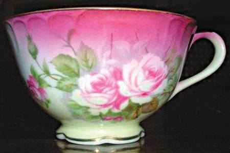 Heavenly Rose Footed Cup