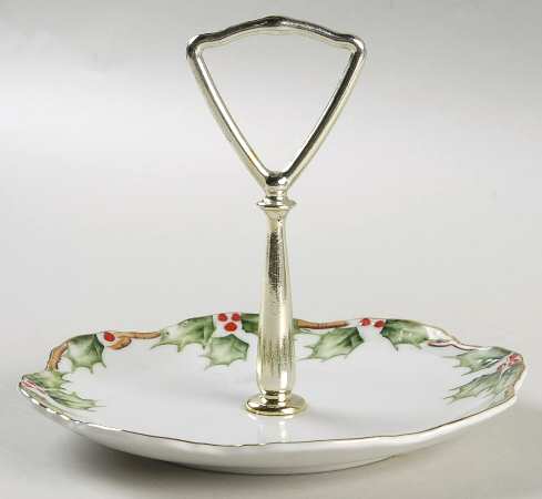 Holly Garland Lemon Dish