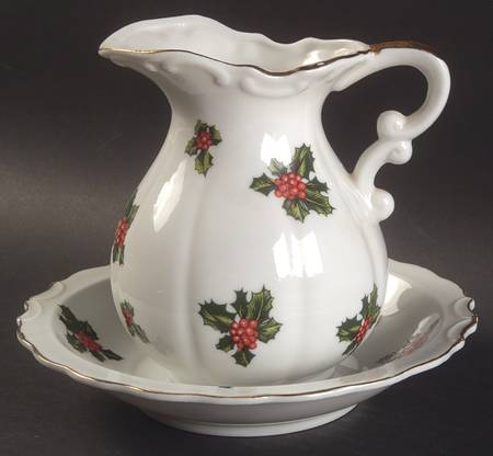 Holly Small Pitcher & Bowl Set