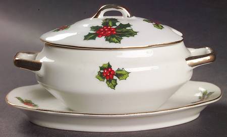 Holly Mustard Jar & Lid