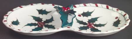 Holly Candy Cane 2-Part Relish
