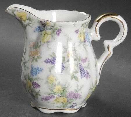 Lilac Chintz Creamer