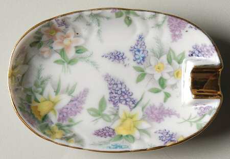 Lilac Chintz 3" Ashtray