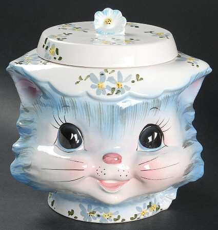 Miss Priss Cookie Jar & Lid