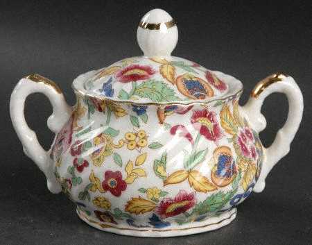 Paisley Fantazia Sugar Bowl & Lid