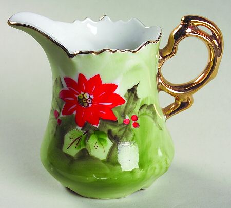 Poinsettia Creamer