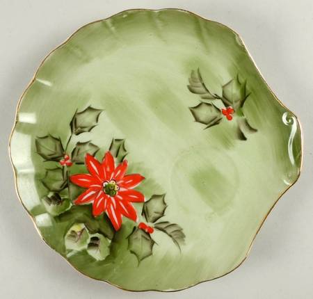 Poinsettia Snack Plate