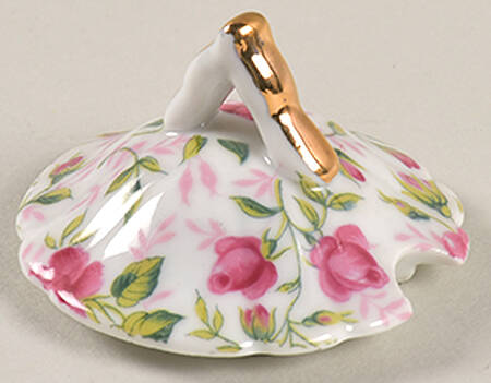 Rose Chintz Lid for Jam/Jelly
