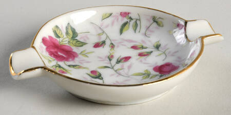 Rose Chintz Small Ashtray