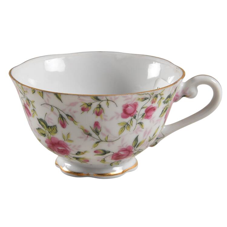 Rose Chintz Snack Cup