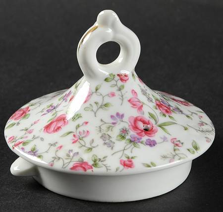Rose Chintz Lid for Musical Teapot