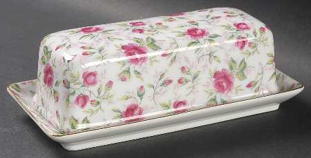 Rose Chintz 1/4 Lb Covered Butter