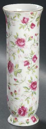 Rose Chintz Bud Vase