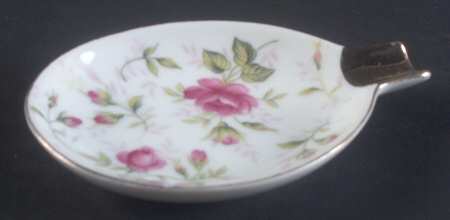 Rose Chintz Oval Ashtray by Lefton