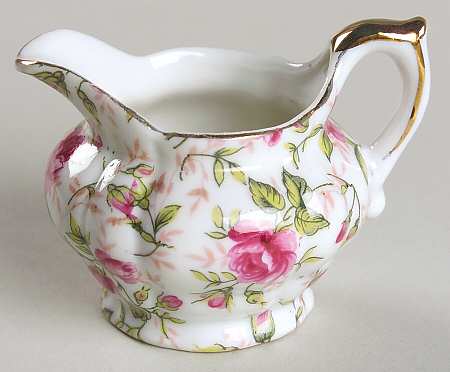 Rose Chintz Individual Creamer