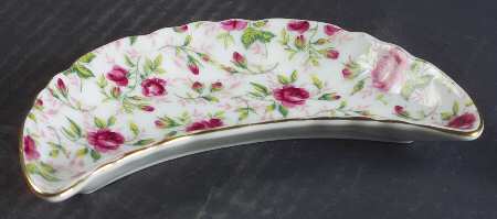 Rose Chintz Bone Dish by Lefton