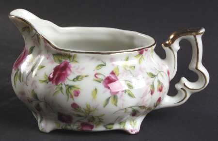Rose Chintz Mini Creamer by Lefton