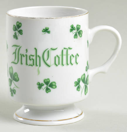 Shamrock St Patrick Irish Coffee Mug